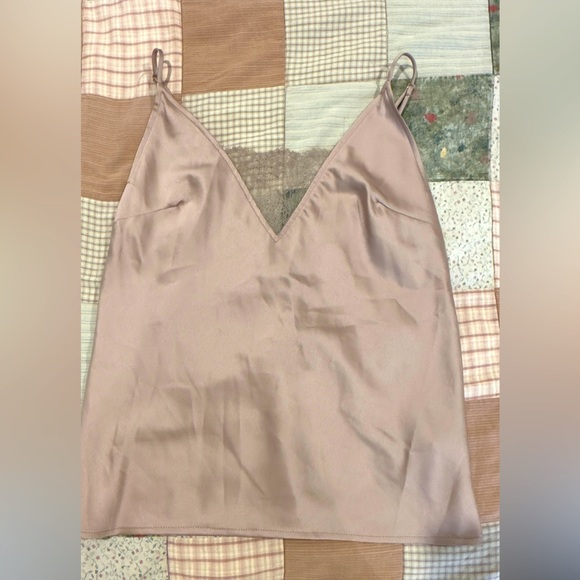 DYNAMITE camisole high point cami with/ lace natural - Picture 4 of 6